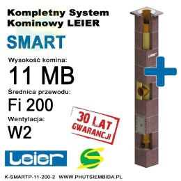 KOMIN SMART PLUS 2 WENTYLACJA LEIER 11MB FI200