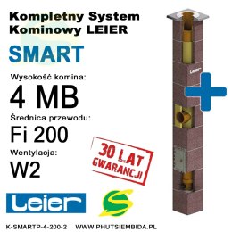 KOMIN SMART PLUS 2 WENTYLACJA LEIER 4MB FI200