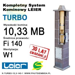 KOMIN TURBO LEIER 10,33MB FI140 1 WENTYLACJA