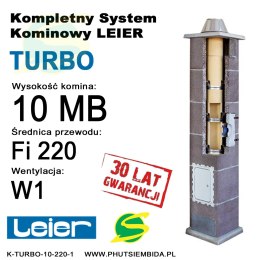 KOMIN TURBO LEIER 10MB FI220 1 WENTYLACJA