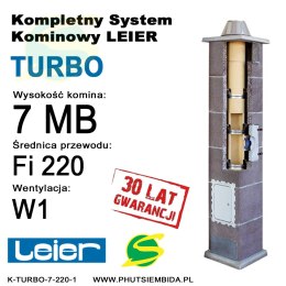 KOMIN TURBO LEIER 7MB FI220 1 WENTYLACJA