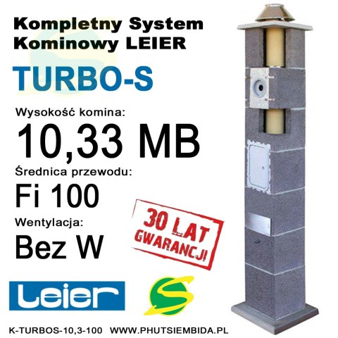 KOMIN TURBO-S LEIER 10,33MB FI100