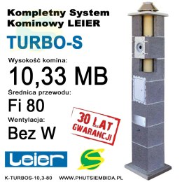 KOMIN TURBO-S LEIER 10,33MB FI80