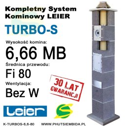 KOMIN TURBO-S LEIER 6,66MB FI80