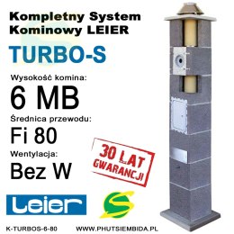 KOMIN TURBO-S LEIER 6MB FI80