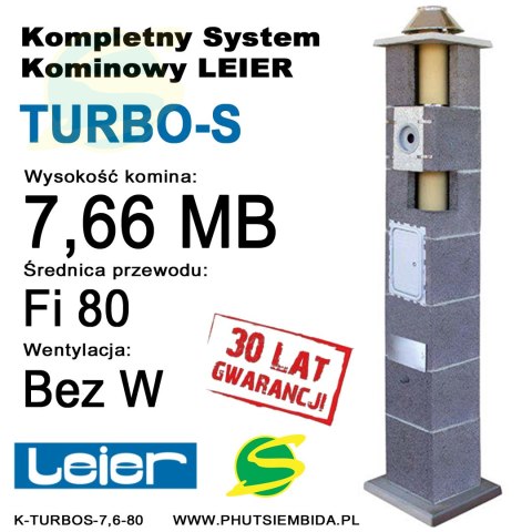 KOMIN TURBO-S LEIER 7,66MB FI80