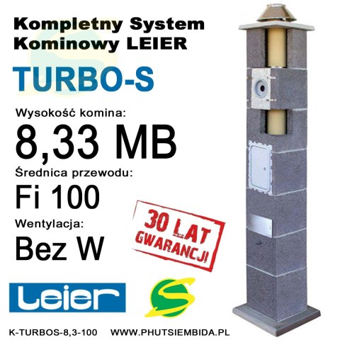 KOMIN TURBO-S LEIER 8,33 MB FI100