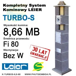 KOMIN TURBO-S LEIER 8,66MB FI80