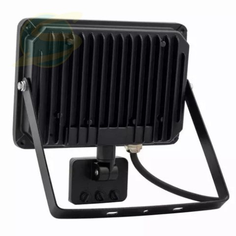 Naświetlacz LED 50W z czujnikiem ruchu czarny