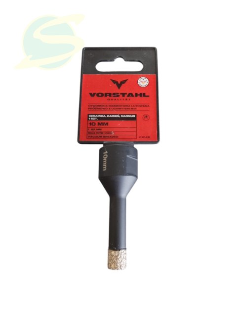 Otwornica diamentowa lutowana próżniowo z uchwytem