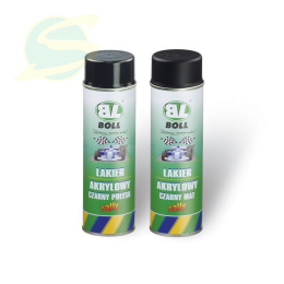 Lakier Akrylowy Rally - Spray, Kolor Czarny/Mat, Spray 500 ml