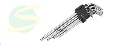 Komplet kluczy TORX extra długich T10-T50 9szt