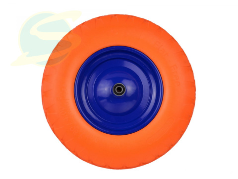 Koło do taczki 4.00-8 pełne PU orange/(5) Koło do taczki 4.00-8 pełne PU orange/(5)