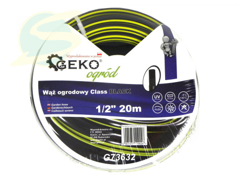 Wąż ogrodowy CLASS BLACK 1/2" 20m GEKO(165)