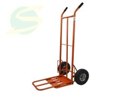 Wózek transportowy 250kg 400x300mm(wysuwany podest) pomarańcz(1)