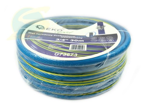 Wąż ogrod. Blue, wzmacniany PROFESSIONAL PLUS 3/4" 30m (20/72)