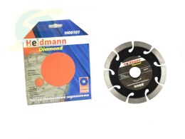 Tarcza diam. segm.125x22,2x10mm Heidmann/czarna/(100/200)