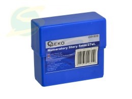 Numeratory litery 5mm/27el. (10/20)