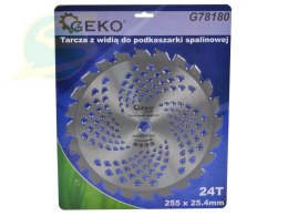 Tarcza z widią do podkaszarki spalinowej 255x25,4mmx24T (50)